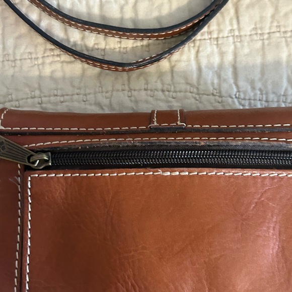 Patricia Nash Tori Crossbody Tooled Brown Leather Small See Photos For Size - Picture 13 of 15
